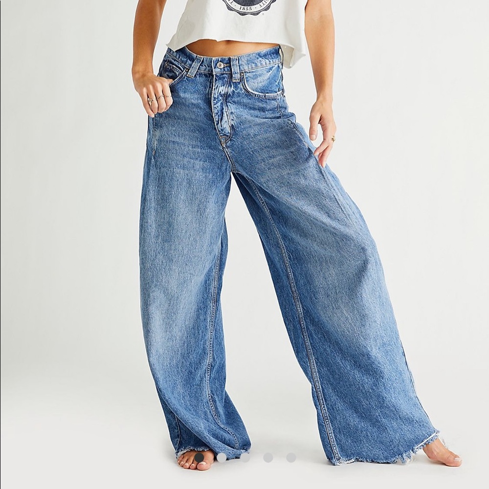 Free people old West Slouchy jeans 28